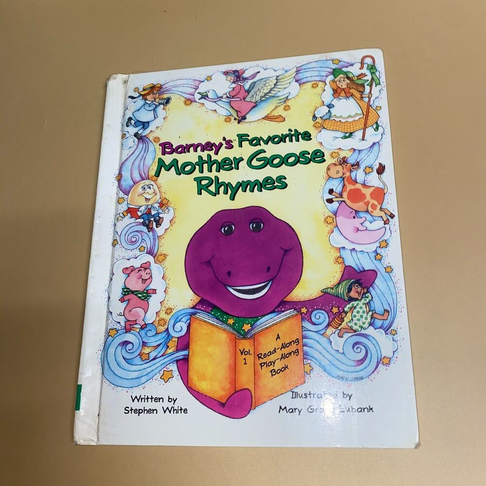 Barney's Favorite Mother Goose - Hardcover, by White Stephen